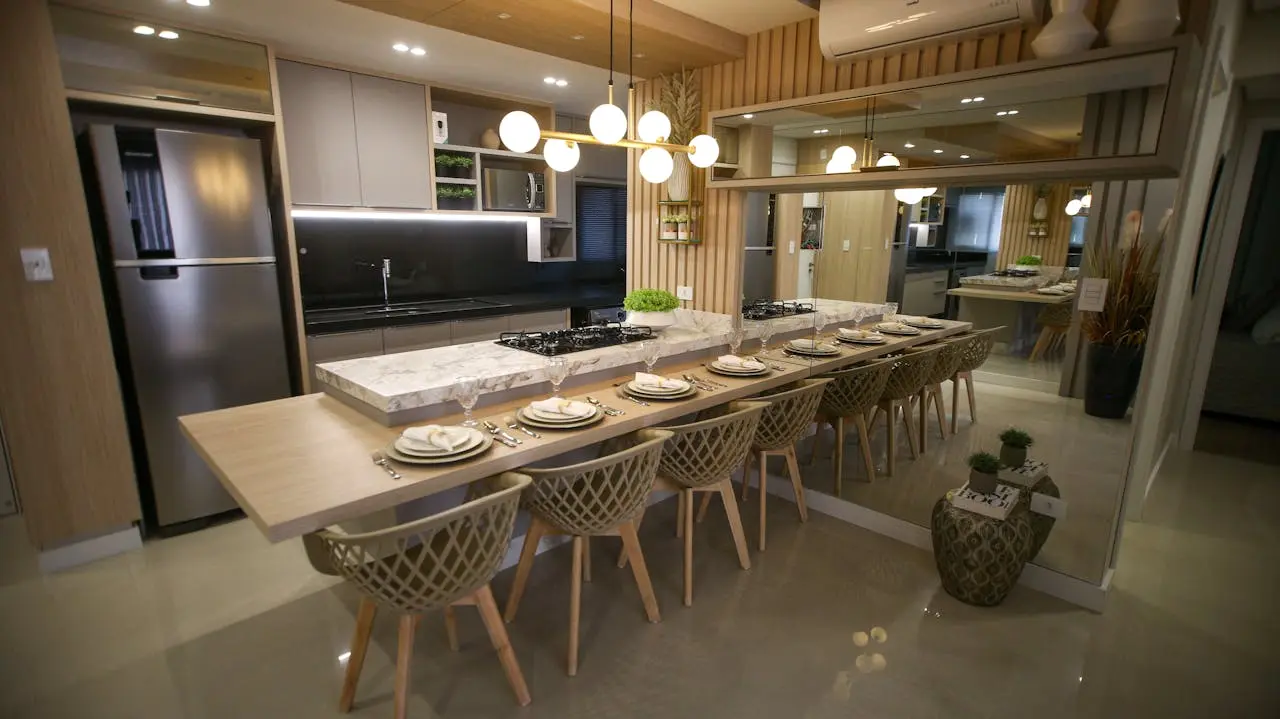 Cocina moderna con diseño europeo
